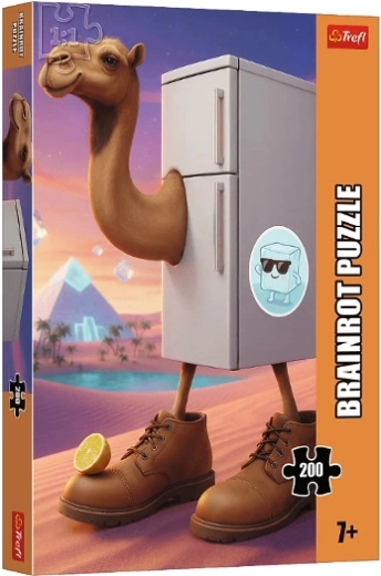 Puzzle BrainRots « chameau du réfrigérateur » 200 pièces