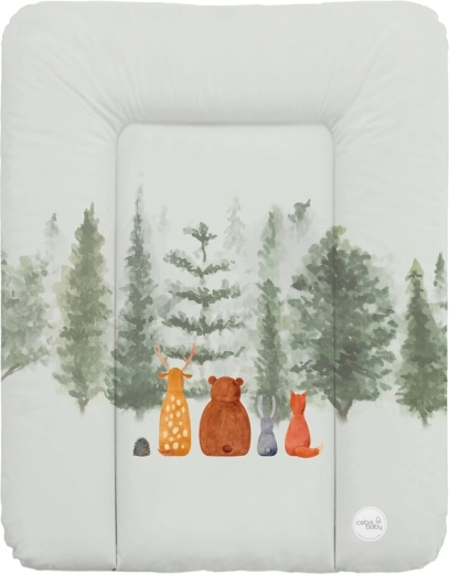 Ceba Baby matelas à langer souple pour commode 50 × 70 cm basic forest companions