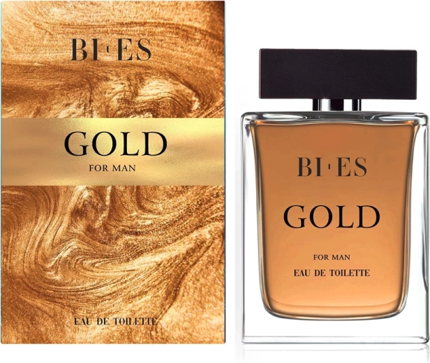 Eau de toilette homme BI-ES Gold 90 ml