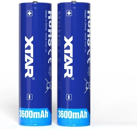 Accumulateur Li-ion XTAR 18650 3,6 V 3600 mAh avec protection