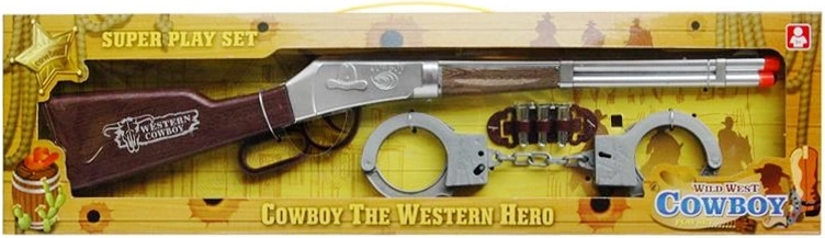 Fusil pour enfants avec son et menottes