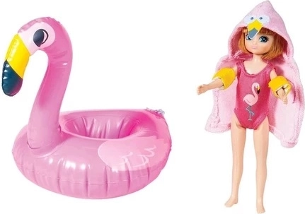 Poupée Lottie nageuse avec flamant rose