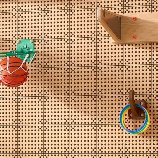 Mur de jeu modulaire avec accessoires