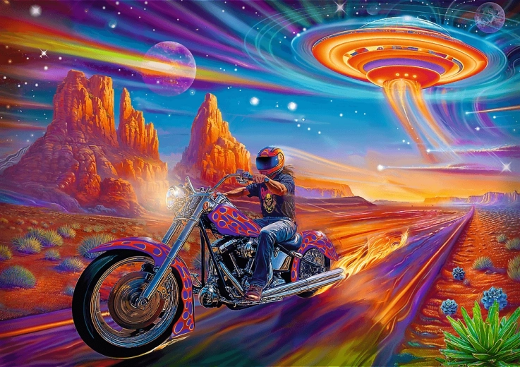 puzzle 1000 pièces dreamscapes : virée folle