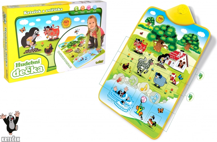 Tapis musical de Krtek