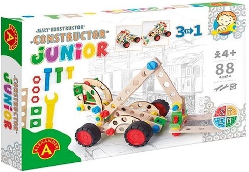 Alexandra petit constructeur junior 3 en 1 chariot élévateur