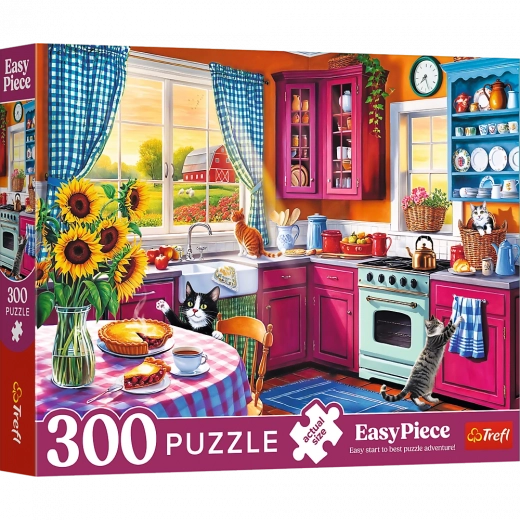 Puzzle 300 pièces EasyPiece – Matin dans la cuisine