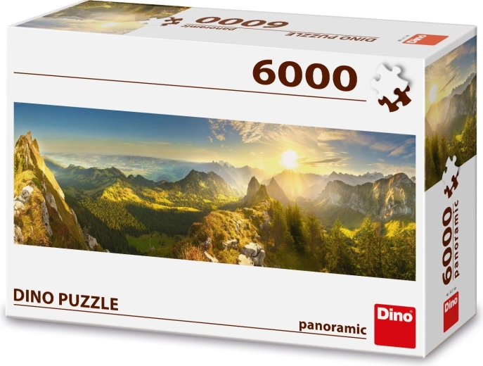 Paysage panoramique de Suisse