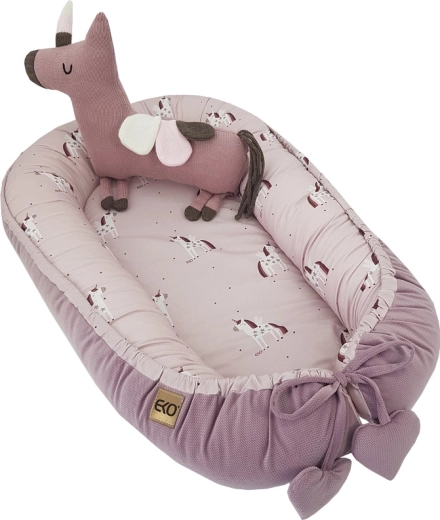 Matières douces et adorable motif Unicorn