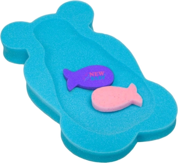 Tapis de bain en mousse NEW BABY Basic ours bleu