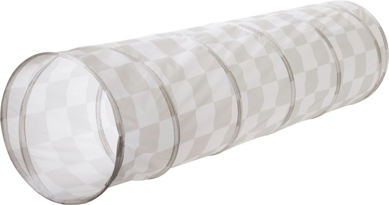 Tunnel de jeu pour enfants 3 Sprouts recycled checkerboard beige