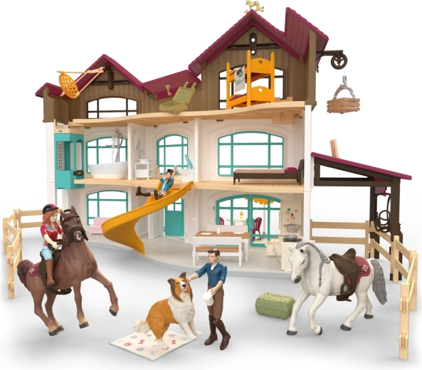 Schleich Horse Club Villa Lakeside avec enclos