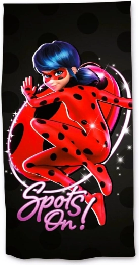 Serviette de plage Coccinelle magique 70 × 140 cm