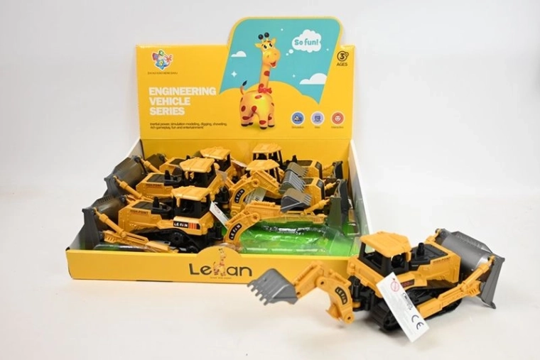 Engin de chantier – lot de 6 pièces en présentoir