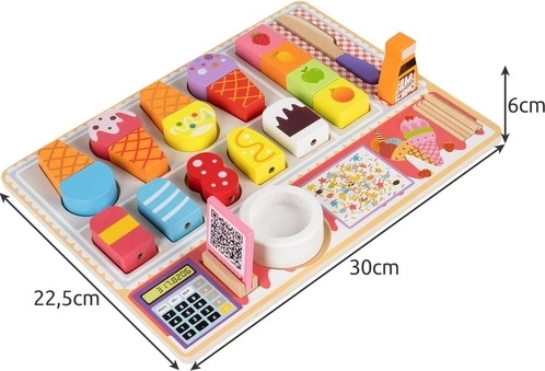 Jeu de marchand de glaces et de boutique