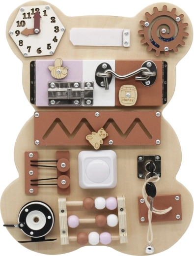 Table d’activités Montessori ourson 10 en 1 Baby Mix