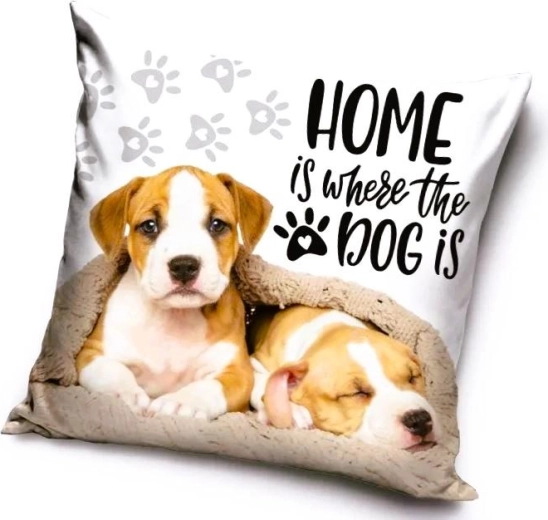 Housse de coussin Chiens 40 × 40 cm