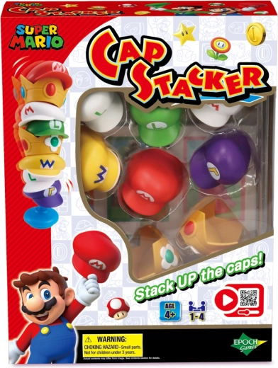 Super Mario Cap Stacker – jeu d’équilibre familial