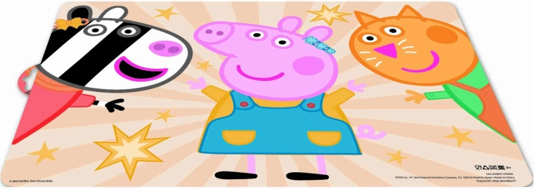 Set de table en plastique PEPPA PIG 43 × 28,1 cm