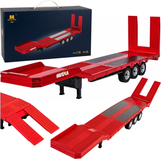 Remorque surbaissée pour Huina Scania 770S (1:18) rouge