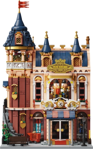 Charmant magasin de jouets rétro riche en détails