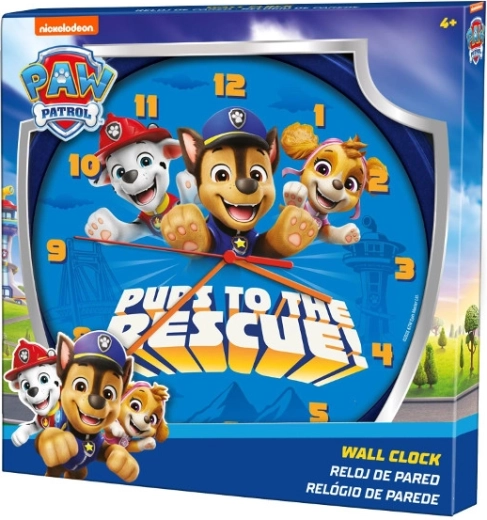Horloge murale PAW PATROL pour enfants