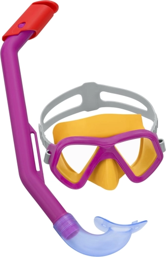 Ensemble rose de snorkeling BESTWAY pour enfants et jeunes