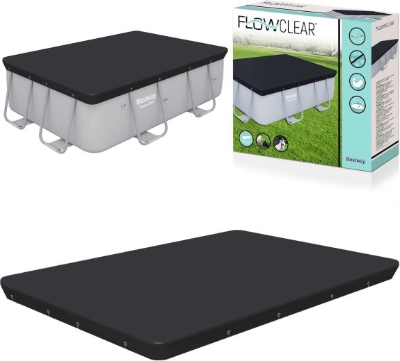 Bâche de couverture rectangulaire pour piscine 282 × 196 cm Bestway