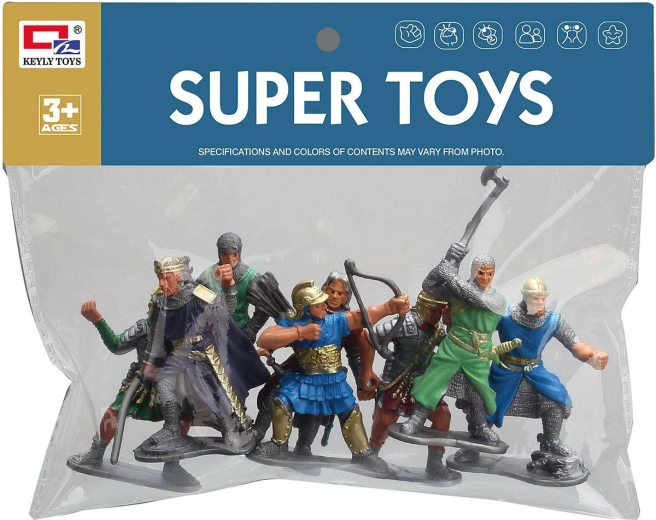 Adar ensemble de figurines d’action de guerriers romains 9 cm (8 pcs)