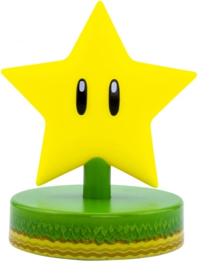 Lampe icône lumineuse Super Mario – Super Star