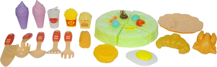 Set de cuisine pour enfants avec aliments et accessoires