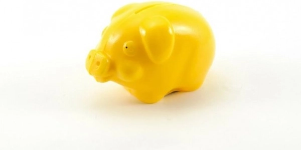 Tirelire cochon en plastique 10 cm