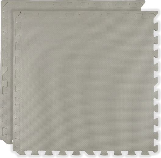 Humbi tapis de sol pliable en mousse 120 × 60 cm, 2 pièces, gris clair