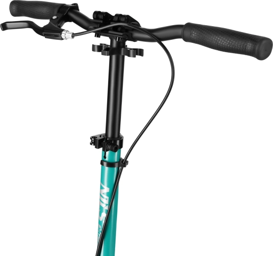 Guidon réglable en hauteur et frein à main pour un meilleur contrôle
