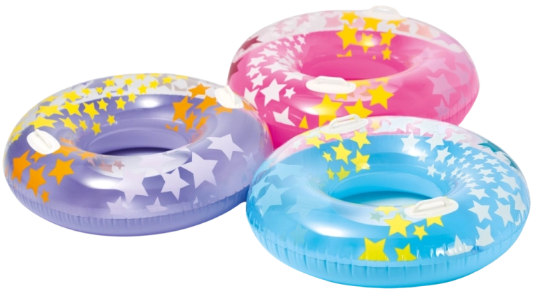 Bouée de natation gonflable avec étoiles et poignées 91 cm INTEX