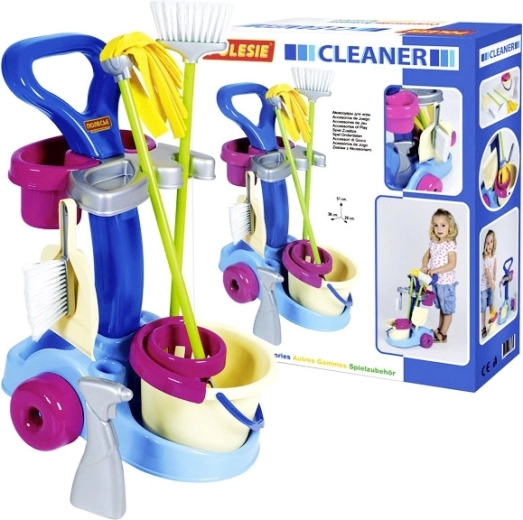 Set de ménage pour enfant avec chariot Palau