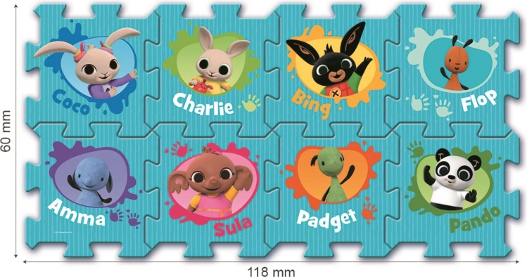 Puzzle en mousse TREFL Bing – tapis de jeu souple