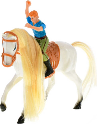 Cheval avec cavalier