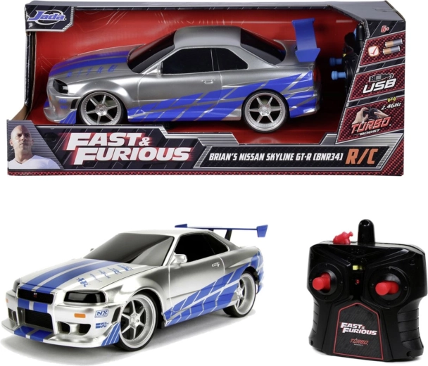 Jada RC Nissan Skyline GT-R du film Fast & Furious à l’échelle 1:16