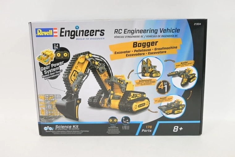 Revell RC véhicule d’ingénierie à chenilles 4 en 1 télécommandé