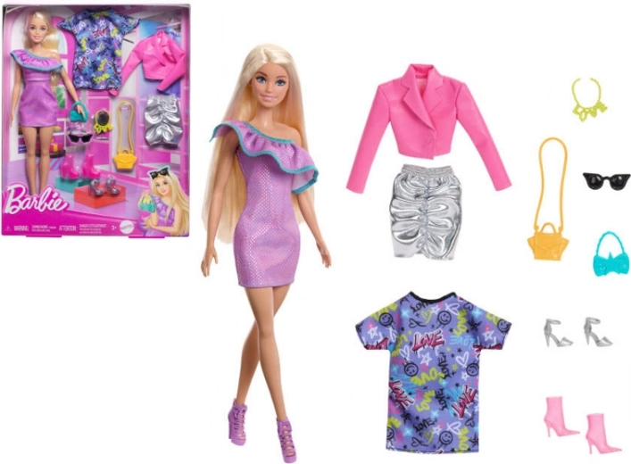 Barbie fashion – poupée mannequin avec styles et accessoires