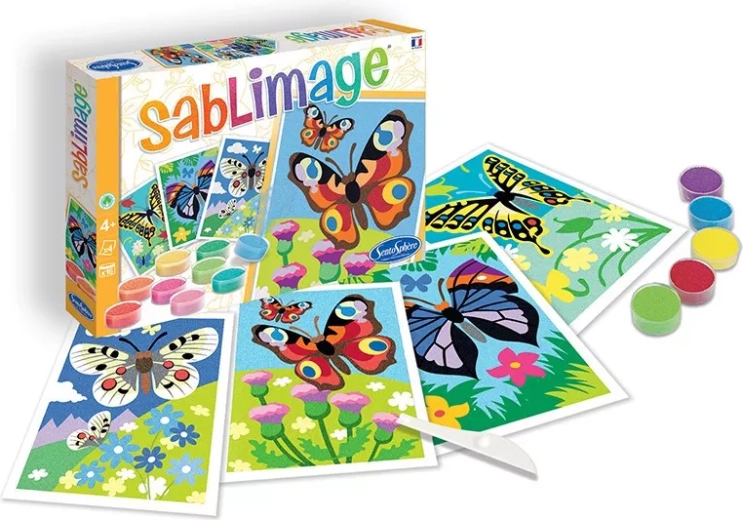 Sentosphere Sablimage images en sable papillons