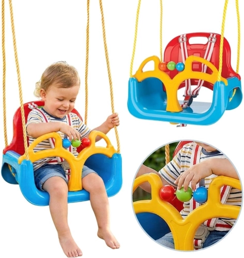 Balançoire pour enfants Woopie 3 en 1 bleue