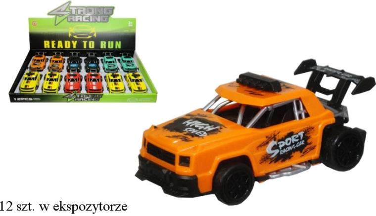 Voiture de sport à friction