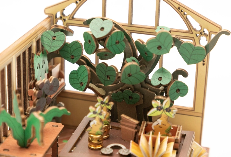 Puzzle 3D en bois découpé avec précision