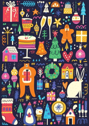 Puzzle Vacances d’hiver 1000 pièces Yazz