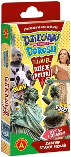Enfants contre adultes : Histoire de la Pologne – jeu de voyage familial