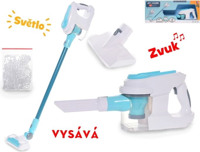Aspirateur balai pour enfants avec lumières et sons 34 cm