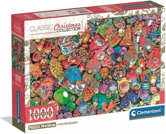 Puzzle Clementoni Impossible 1000 pièces – Christmas Collection Jolly Christmas