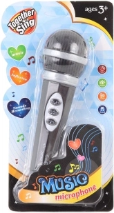Microphone pour enfants en plastique à piles